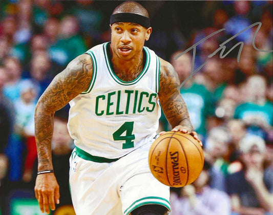 Isaiah Thomas Autographed Signed "CELTICS" 8x10 photo Elite Promotions & Graphz Authentication