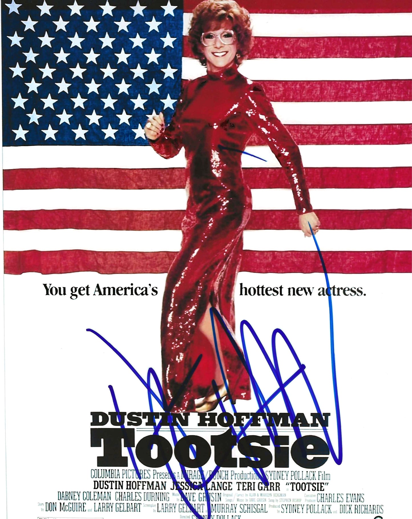 Dustin Hoffman Autographed Signed "TOOTSIE" 8X10 Photo Elite Promotions & Graphz Authentication