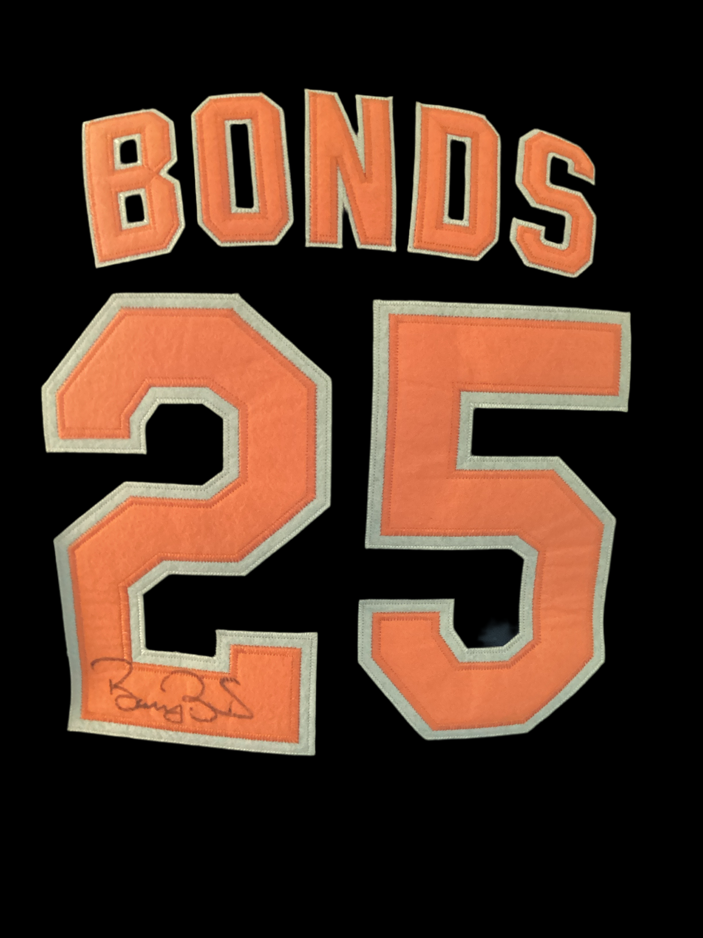 Barry Bonds Autographed Signed jersey Elite Promotions & Graphz Authentication