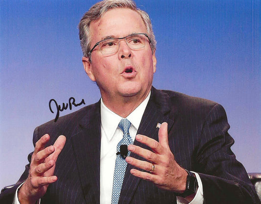 Jeb Bush Autographed Signed 8x10 photo Elite Promotions & Graphz Authentication