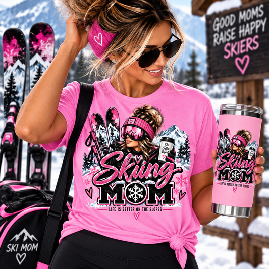 Skiing “MOM” T-SHIRT