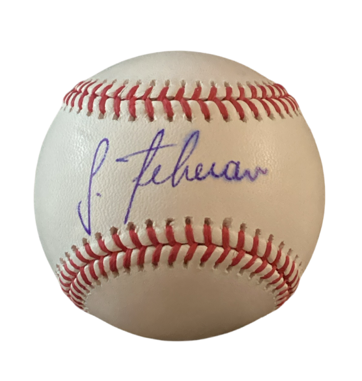 Julio Teheran autographed signed Rawlings official major  legue baseball