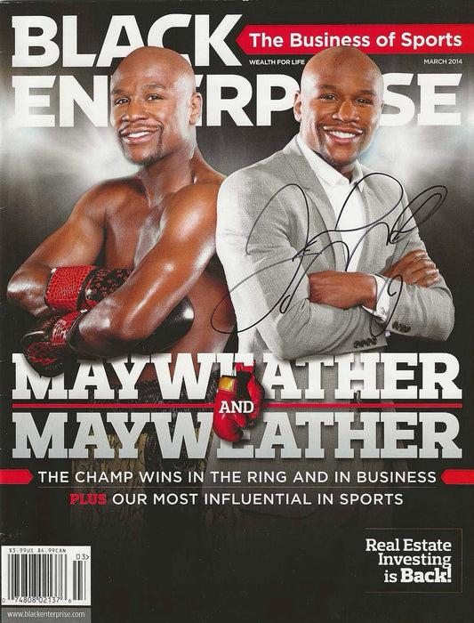 Floyd Mayweather autographed Signed magazine Photo Elite Promotions & Graphz