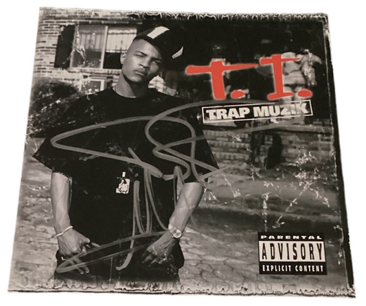 T.I autographed Signed CD COVER Elite Promotions & Graphz