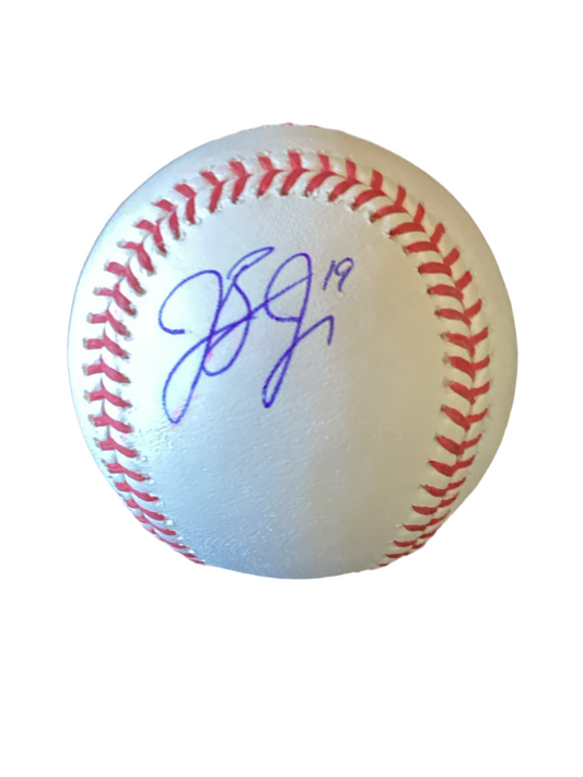 Jackie bradley jr autographed signed Rawlings official Major League Baseball