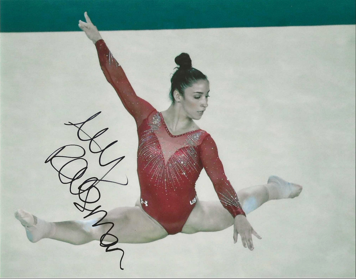 Aly Raisman Autographed Signed 8x10 photo Elite Promotions & Graphz Authentication