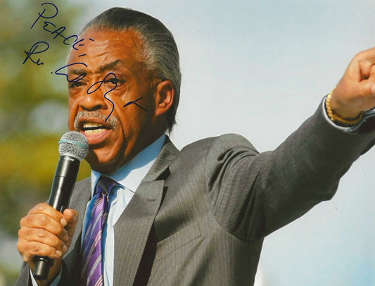 Al Sharpton Autographed Signed 8x10 photo Elite Promotions & Graphz Authentication