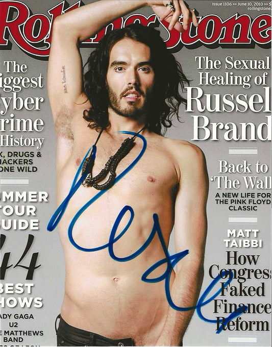 Russell Brand Autographed Signed 8X10 Photo Elite Promotions & Graphz Authentication