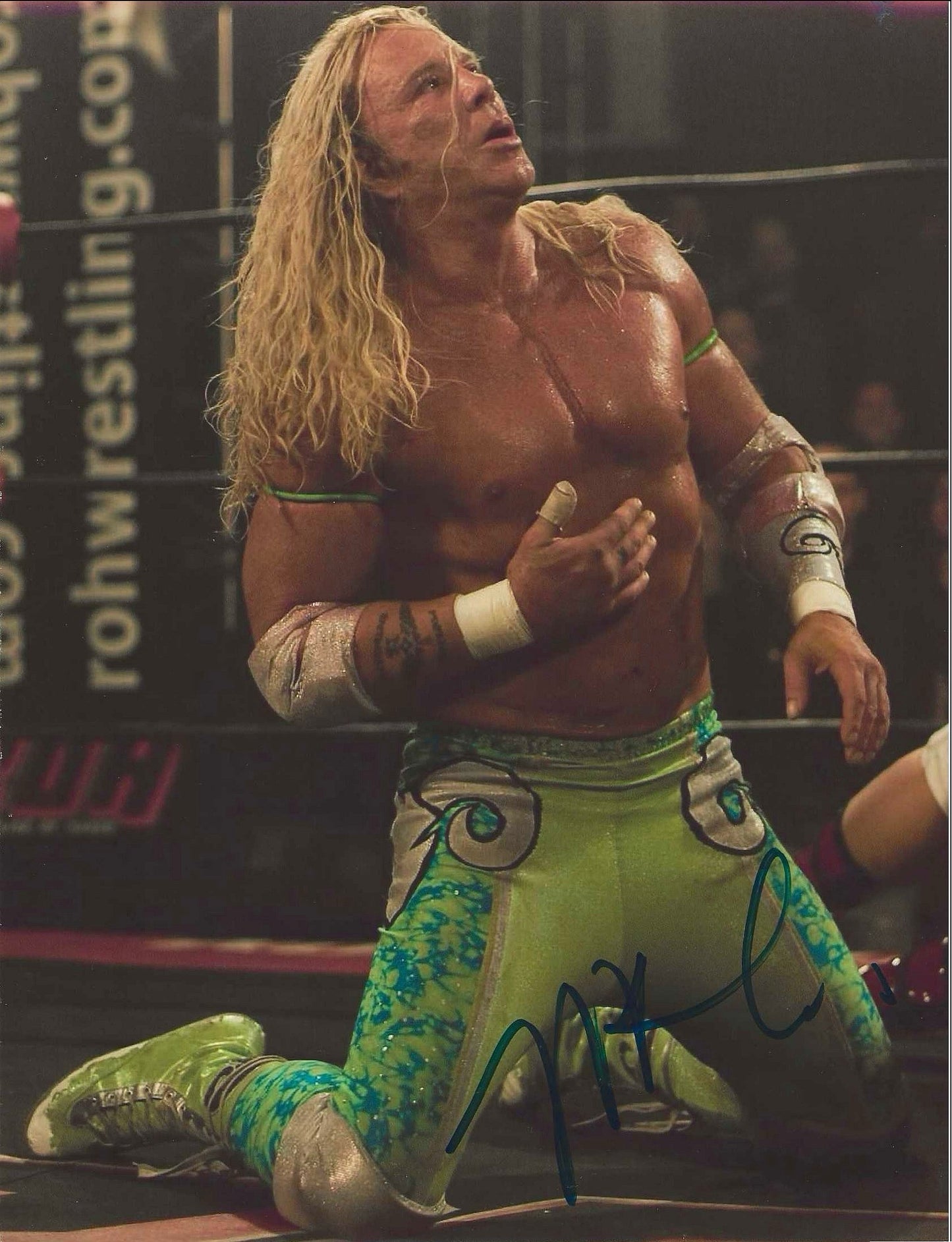 Mickey Rourke "WRESTLER" Autographed Signed 8X10 Photo Elite Promotions & Graphz Authentication