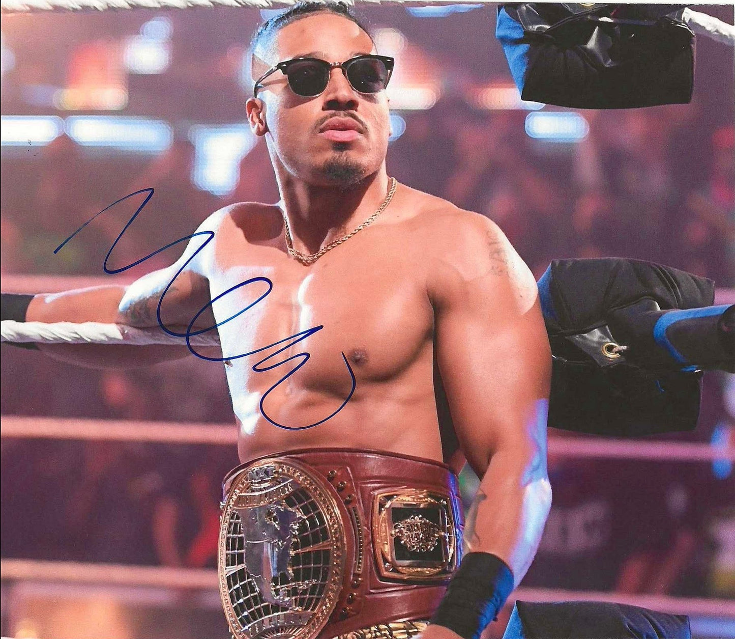 Carmelo Hayes Autographed Signed "WWE" 8x10 photo Elite Promotions & Graphz Authentication