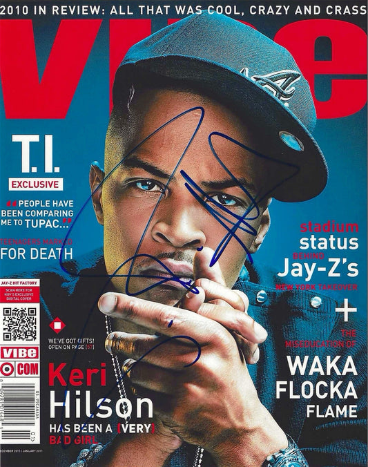 Ti Autographed Signed 8X10 Photo Elite Promotions & Graphz Authentication