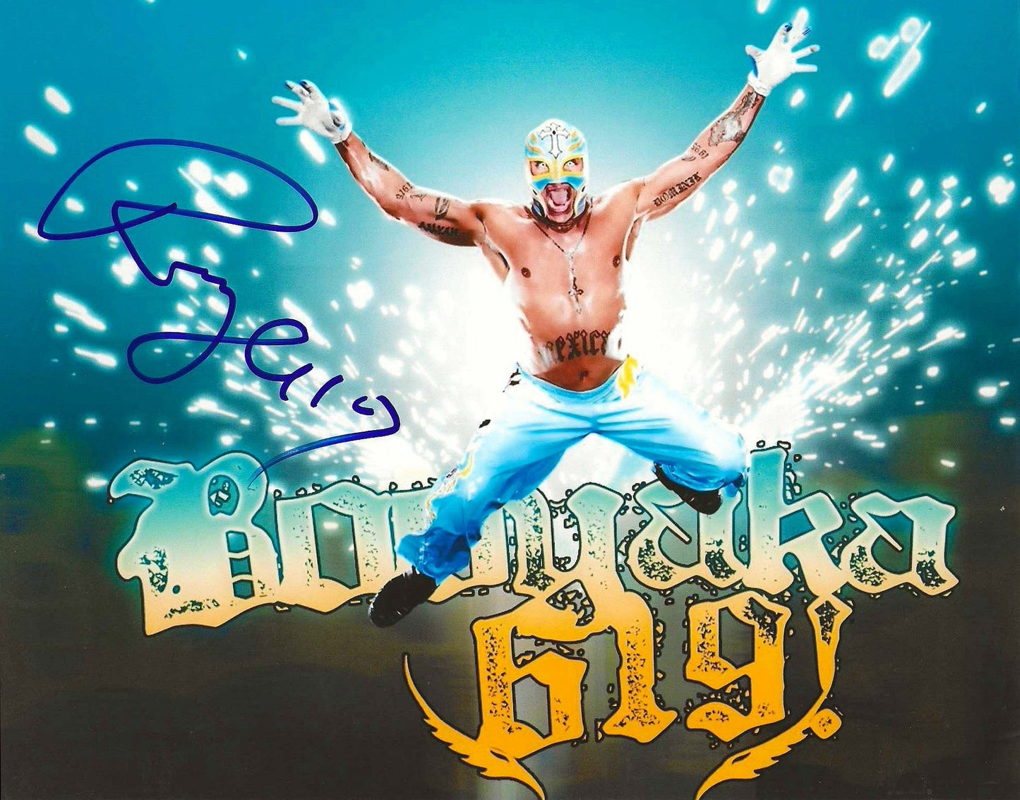 Rey Mysterio Autographed Signed 8X10 Photo Elite Promotions & Graphz Authentication