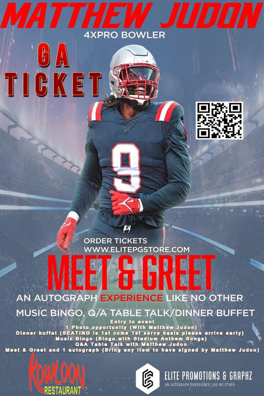 GENERAL ADMISSION Matthew Judon Meet & Greet TICKET (PATRIOTS)