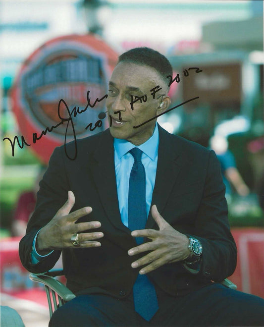Mannie Jackson Autographed Signed 8x10 photo Elite Promotions & Graphz Authentication