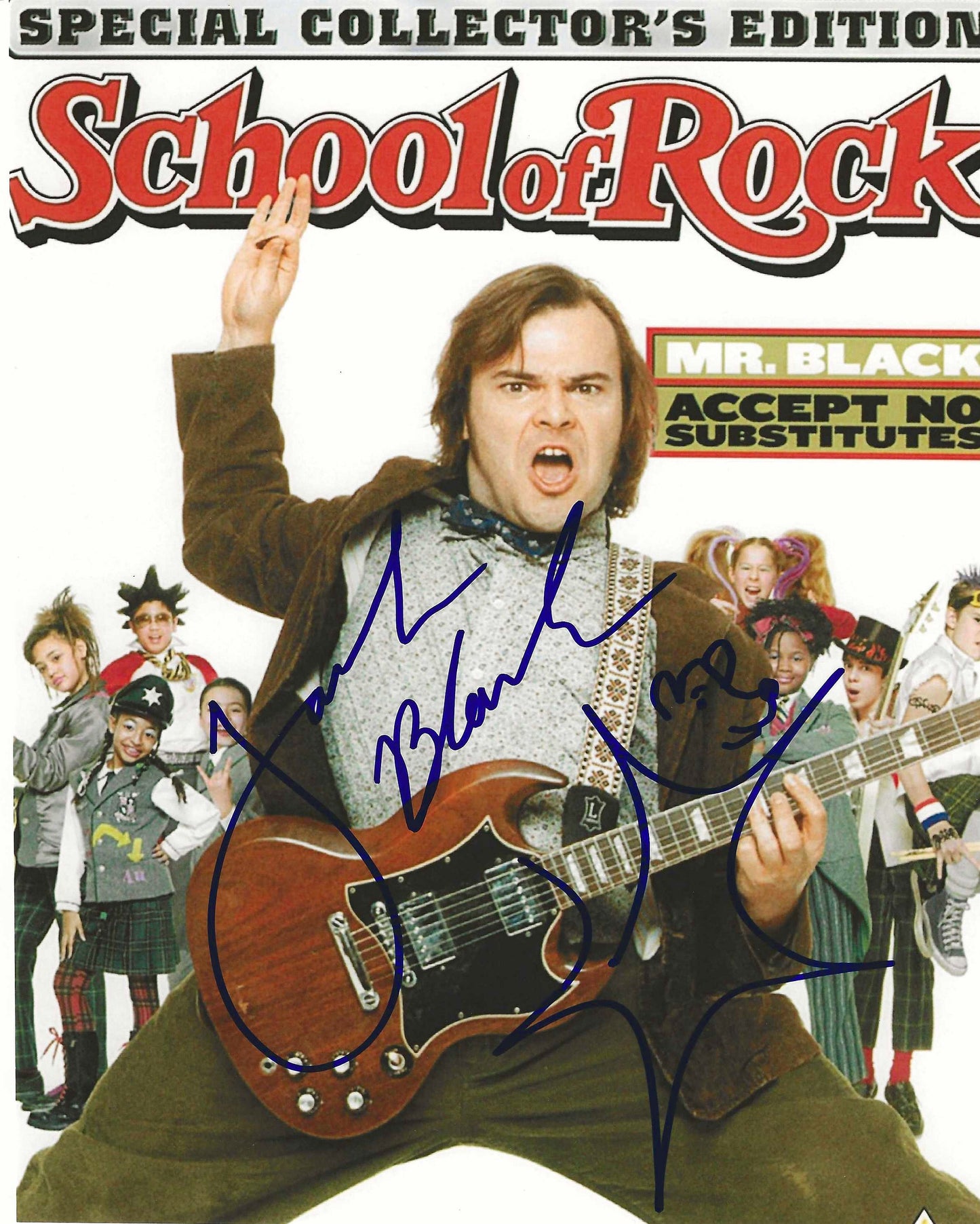 Jack Black Autographed Signed "SCHOOL OF ROCK" 8X10 Photo Elite Promotions & Graphz Authentication