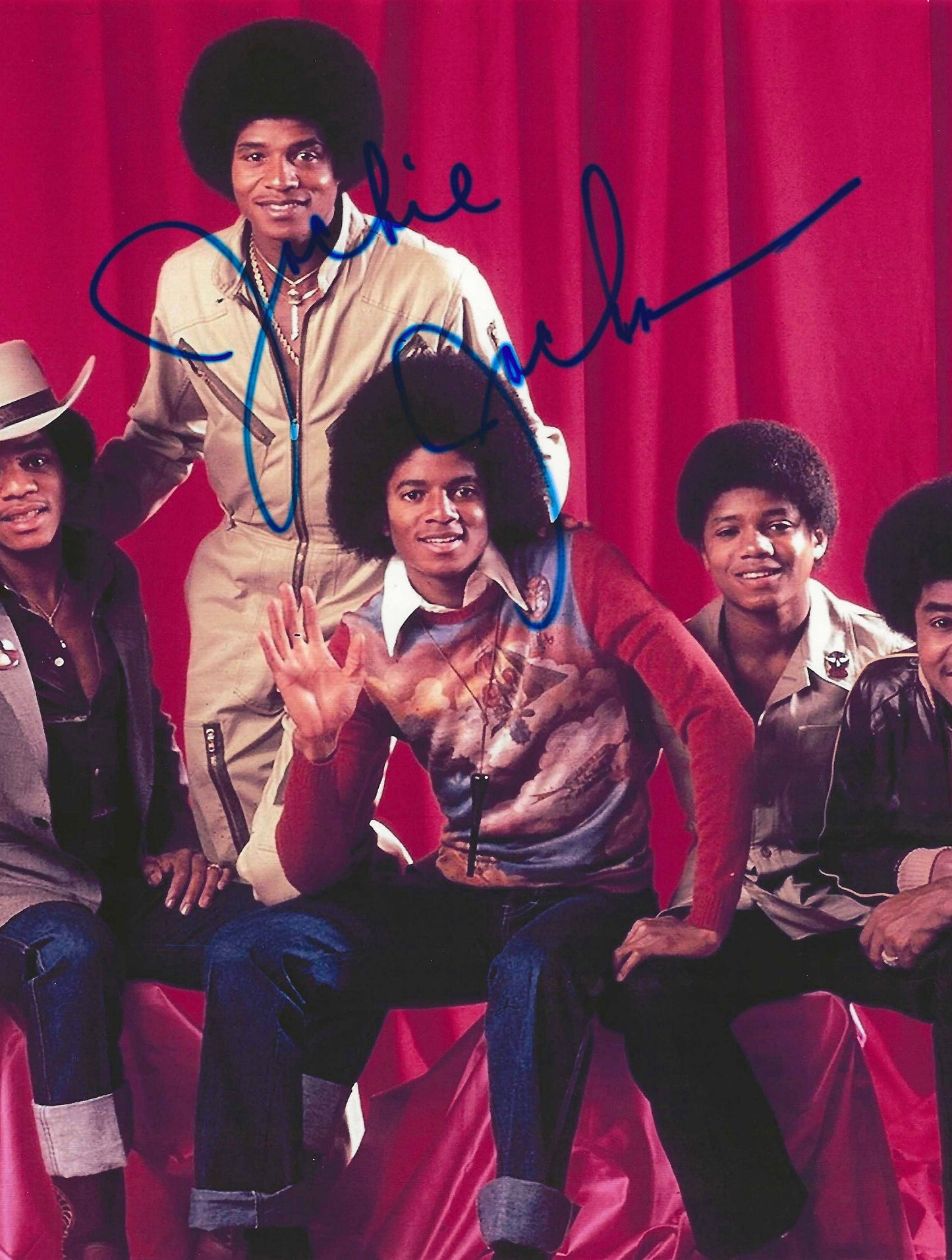 Jackie Jackson Autographed Signed " JACKSONS " 8X10 Photo Elite Promotions & Graphz Authentication