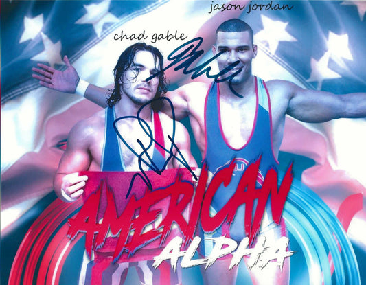 Jason Jordan & Chad Gable Autographed Signed "WWE" 8X10 Photo Elite Promotions & Graphz Authentication