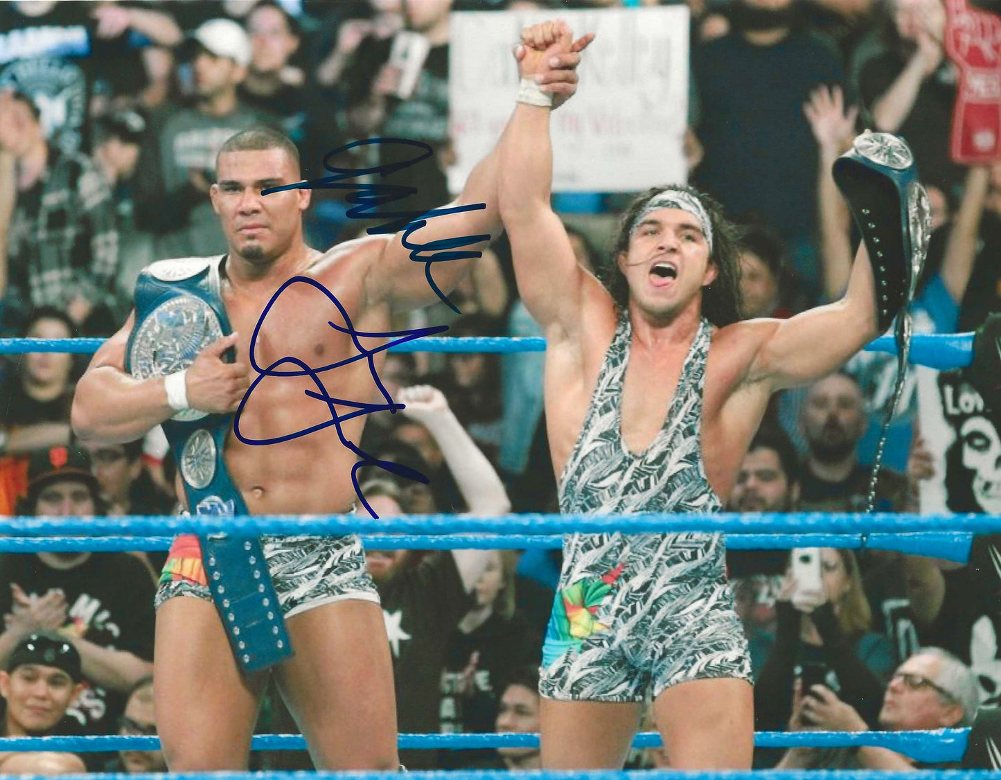 Jason Jordan & Chad Gable Autographed Signed "WWE" 8X10 Photo Elite Promotions & Graphz Authentication