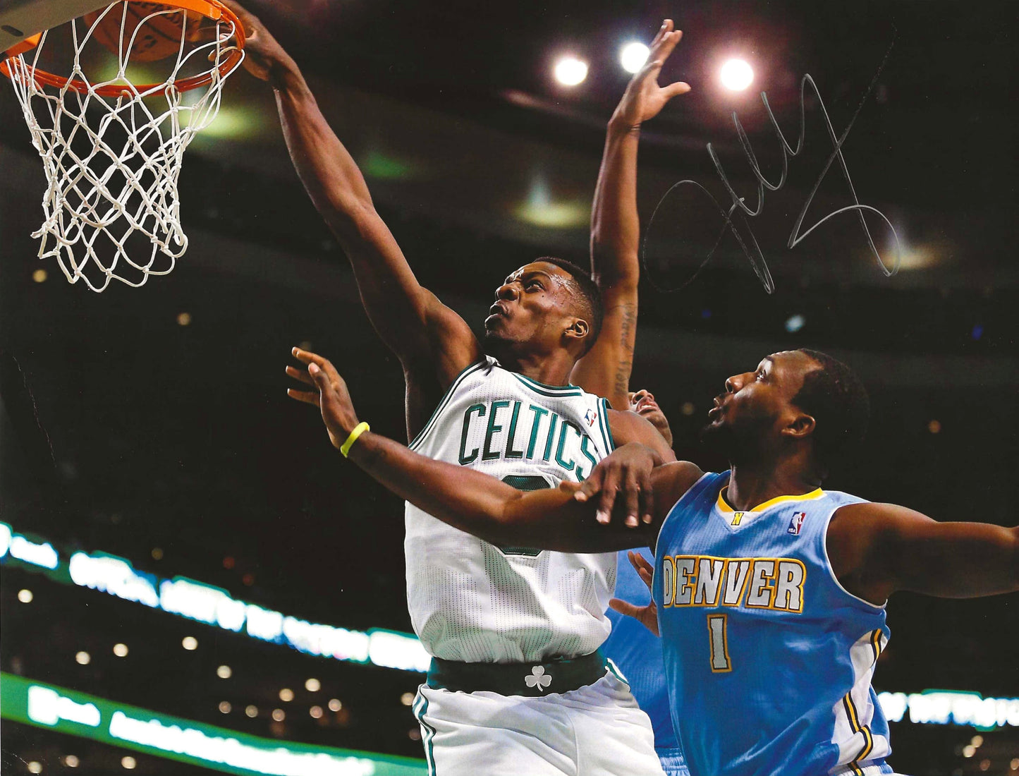 Jeff Green Autographed Signed (Celtics) 8x10 photo Elite Promotions & Graphz Authentication.