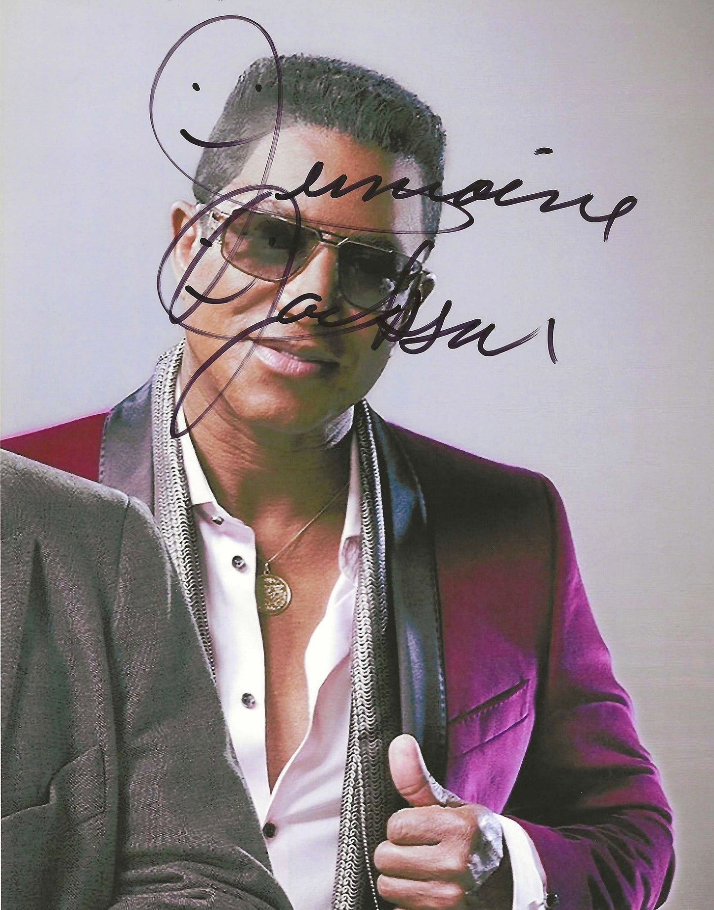 Jermaine Jackson Autographed Signed "JACKSONS" 8X10 Photo Elite Promotions & Graphz Authentication