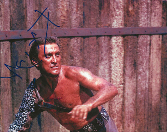 Kirk Douglas Autographed Signed "SPARTACUS" 8X10 Photo Elite Promotions & Graphz Authentication