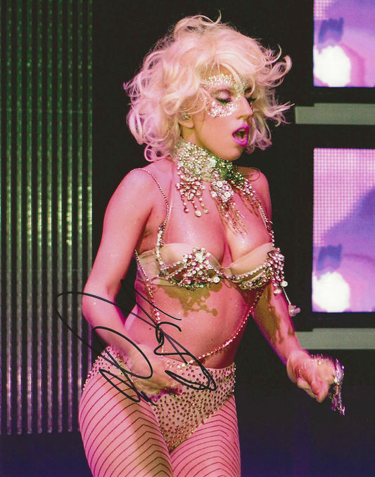 Lady Gaga Autographed Signed 8X10 Photo Elite Promotions & Graphz Authentication