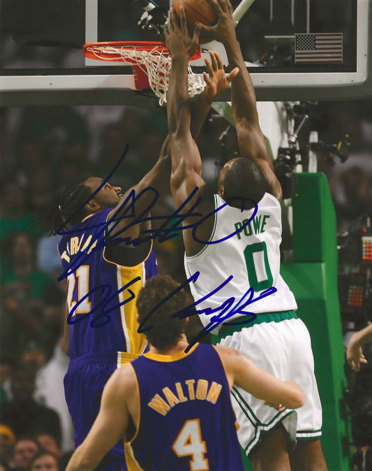 Leon Powe Autographed Signed "CELTICS" 8x10 photo Elite Promotions & Graphz Authentication