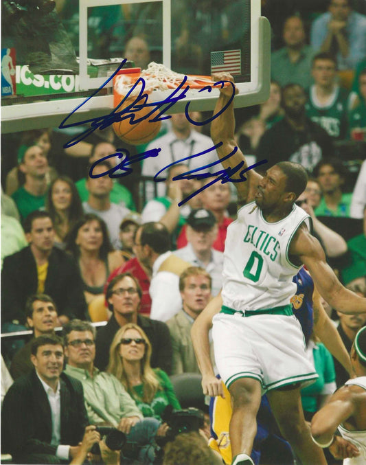 Leon Powe Autographed Signed "CELTICS" 8x10 photo Elite Promotions & Graphz Authentication