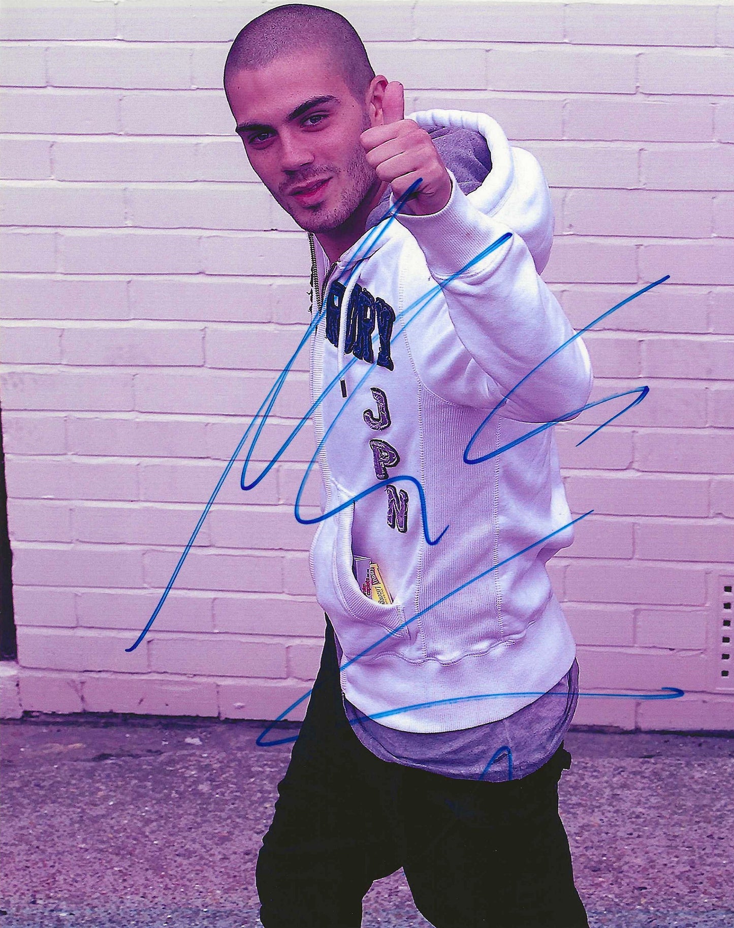 Max George Autographed Signed "THE WANTED" 8X10 Photo Elite Promotions & Graphz Authentication