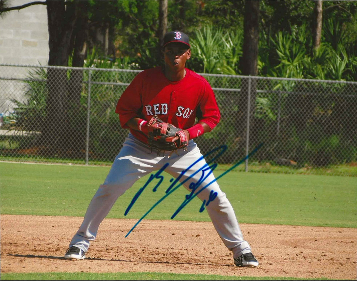 Rafael Devers Autographed Signed 8X10 Photo Elite Promotions & Graphz Authentication