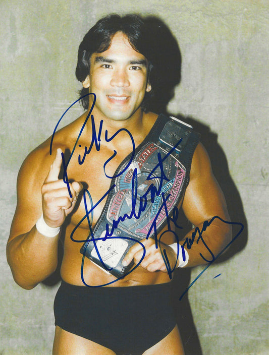 Ricky Steamboat Autographed Signed "WWE" 8x10 photo Elite Promotions & Graphz Authentication