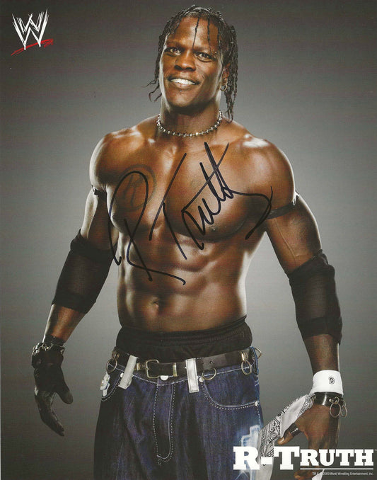 R Truth Autographed Signed "WWE" 8x10 photo Elite Promotions & Graphz Authentication