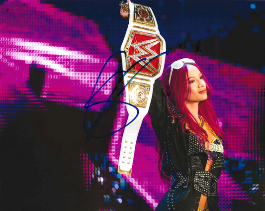 Sasha Banks Autographed Signed "WWE" 8x10 photo Elite Promotions & Graphz Authentication