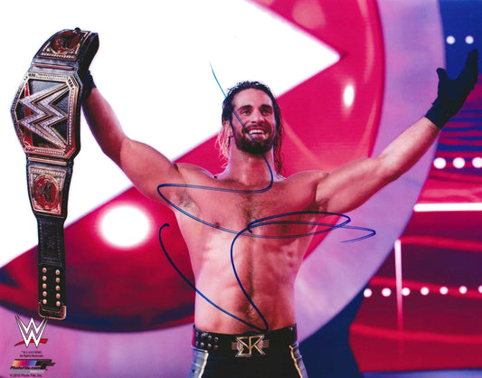 Seth Rollins Autographed Signed "WWE" 8x10 photo Elite Promotions & Graphz Authentication