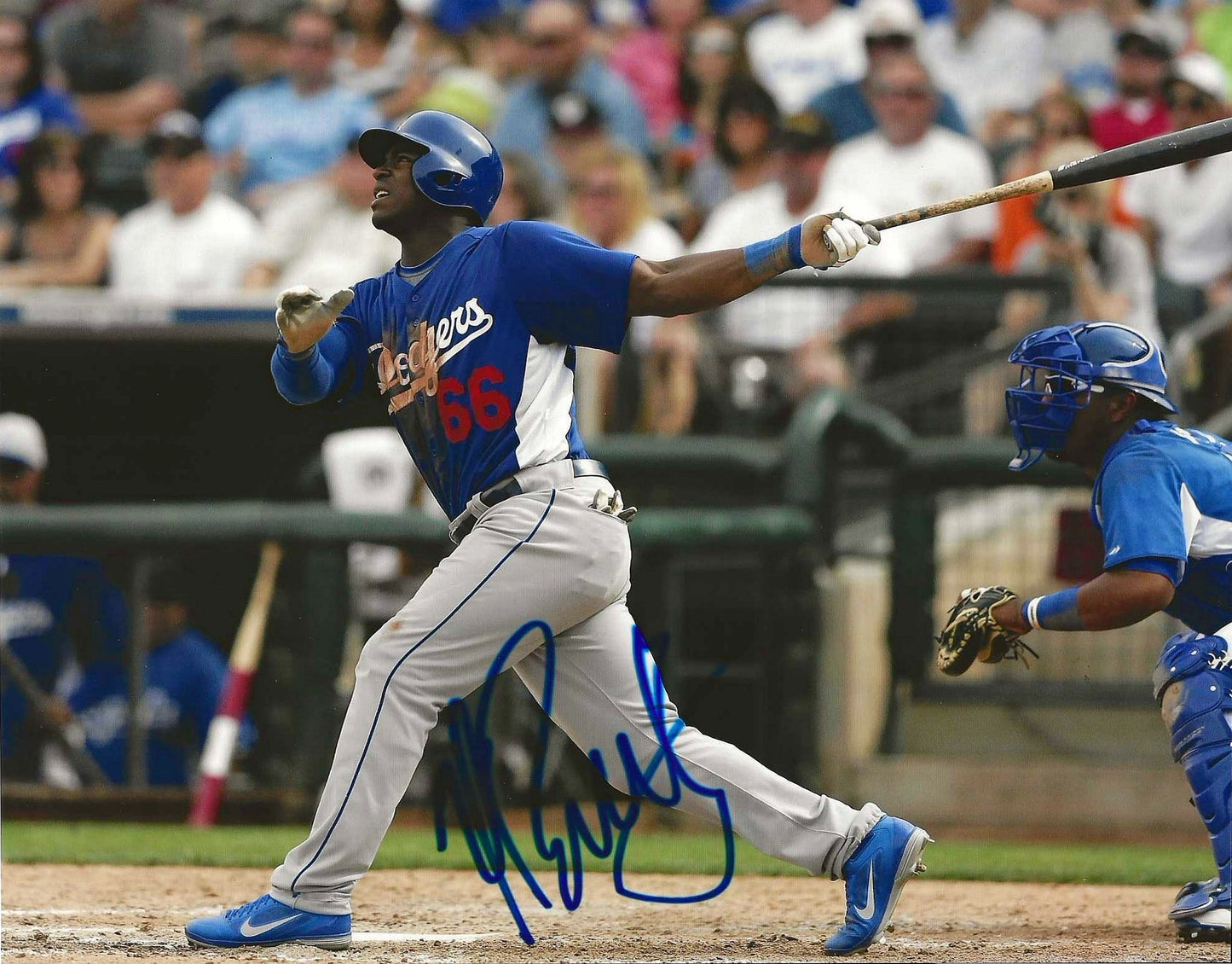 Yasiel Puig Autographed Signed 8X10 Photo Elite Promotions & Graphz Authentication