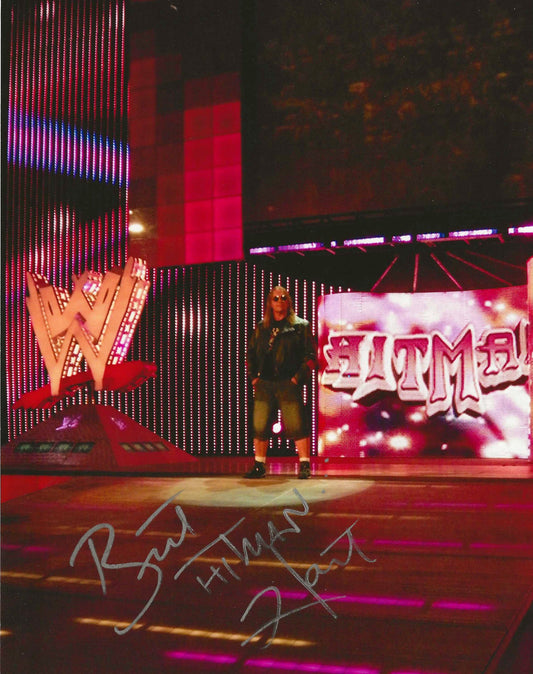 Bret Hart Autographed Signed "WWE" 8x10 photo Elite Promotions & Graphz Authentication
