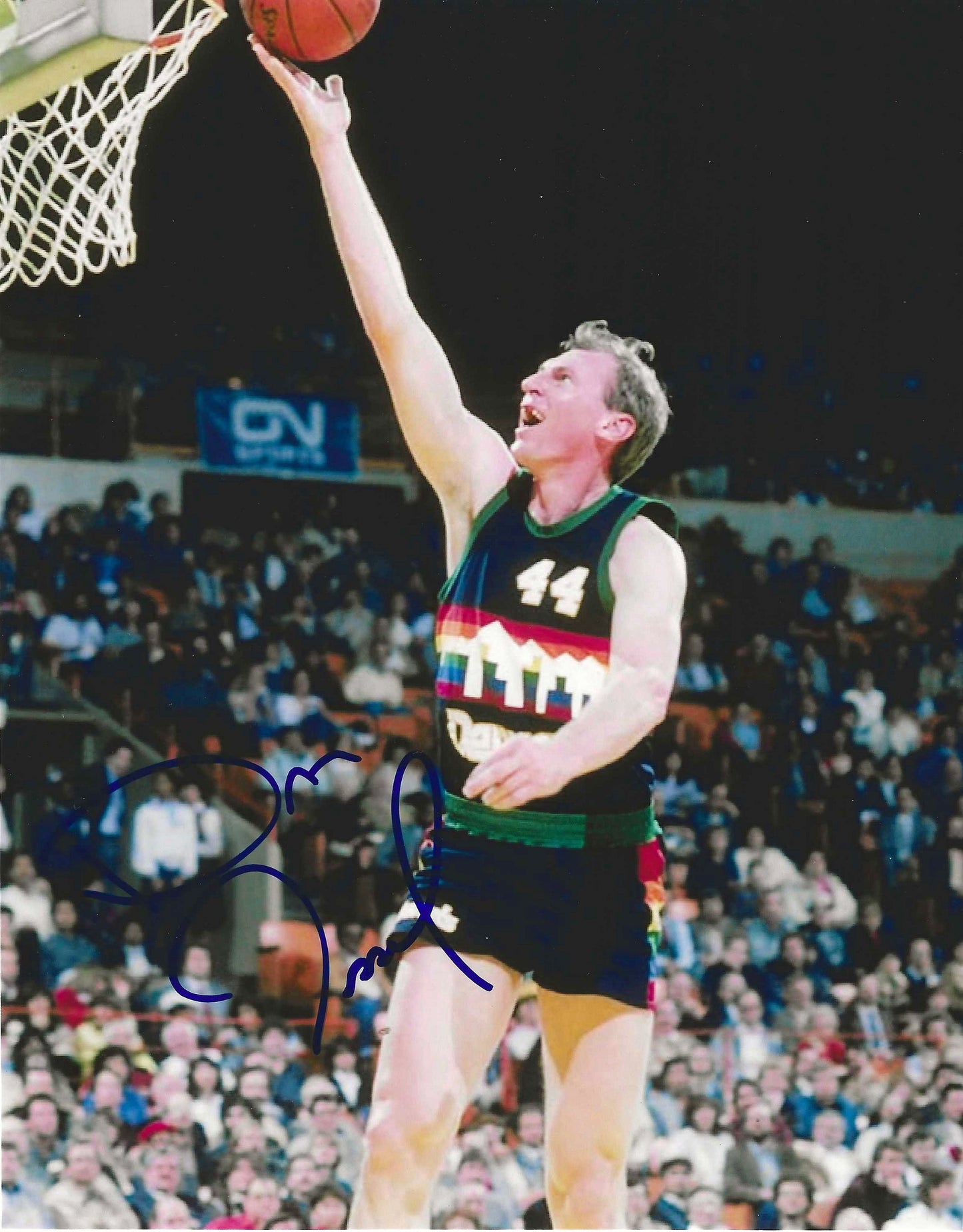 Dan Issel Autographed Signed "NUGGETS" 8x10 photo Elite Promotions & Graphz Authentication