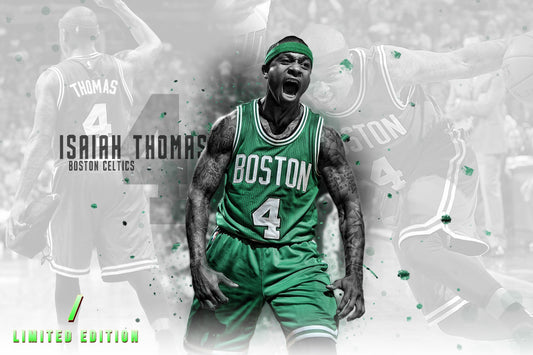 Isaiah Thomas unsigned LTD EDITION 8x10 photo BOSTON CELTICS 1/50