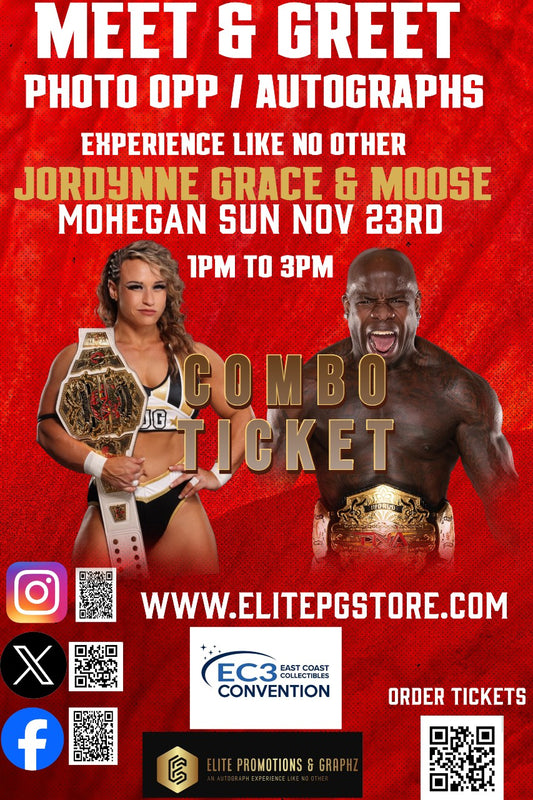 COMBO TICKET Moose & Jordynne Grace Meet & Greet