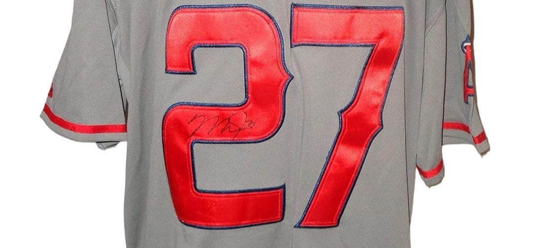 Mike Trout Autographed Signed "ANGELS" jersey Elite Promotions & Graphz Authentication